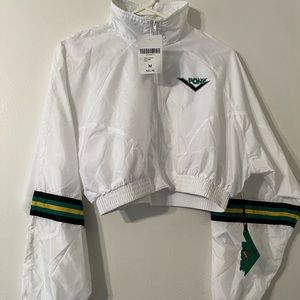 Forever 21 x Pony Cropped Windbreaker Jacket - Brand New - Size medium